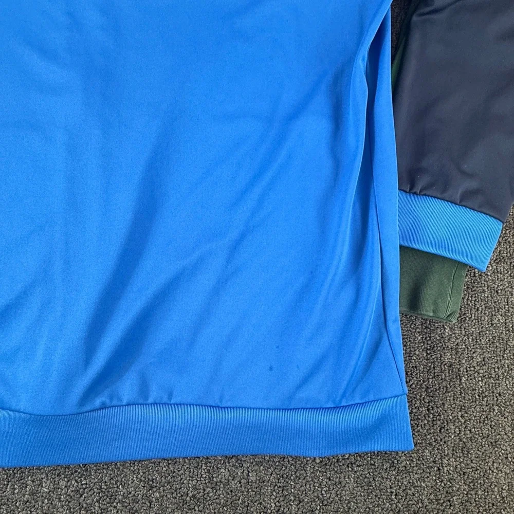 Nike Dri-FIT Mens XXL Slim Fit Track Jacket Blue Full Zip M Logo DA5474-480